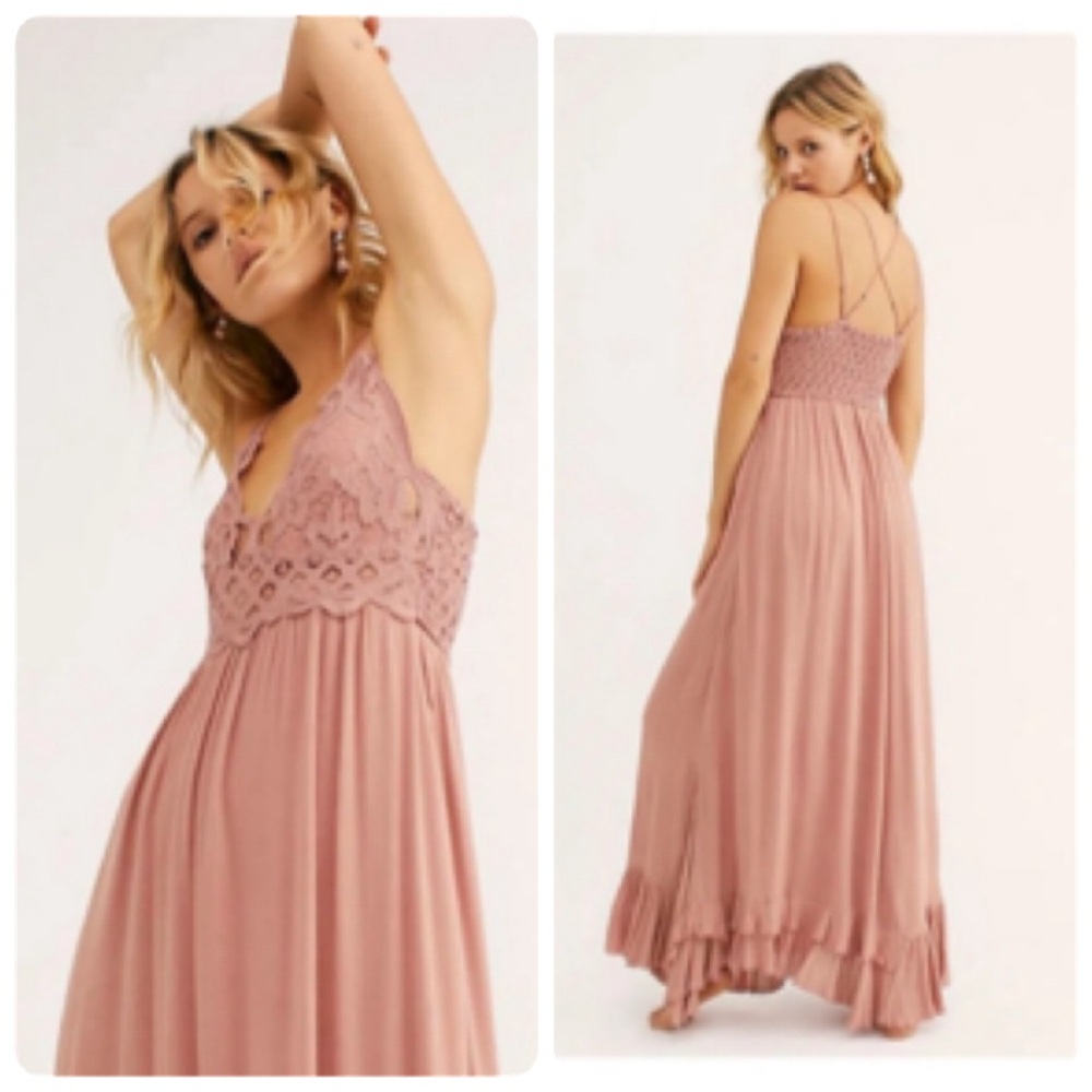 Free People ADELLA MAXI SLIP DRESS - Picture 10 of 13